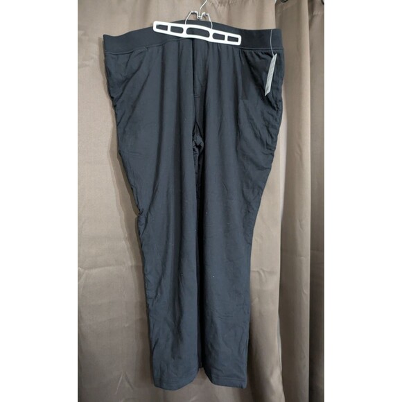NWT Dude Robe 2XL/3XL Lounge Pants Black Sweatpants Terry Cloth Loungewear - Picture 1 of 6